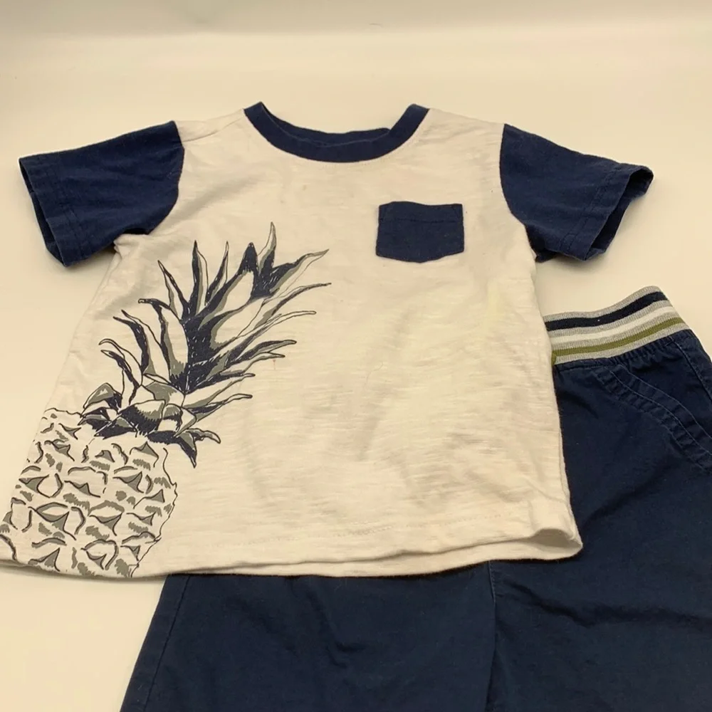 Wonder Nation Boys 2 piece Short Set size 4T